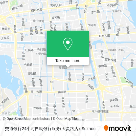 交通银行24小时自助银行服务(天灵路店) map