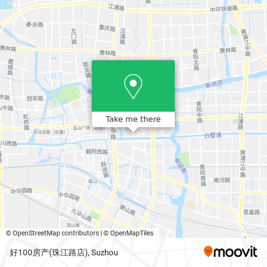 好100房产(珠江路店) map