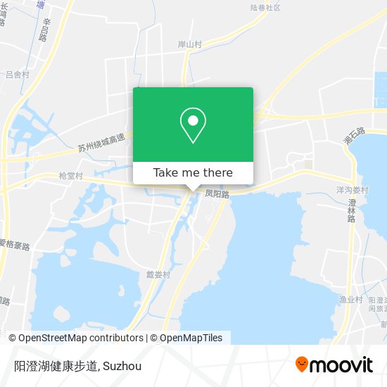 阳澄湖健康步道 map