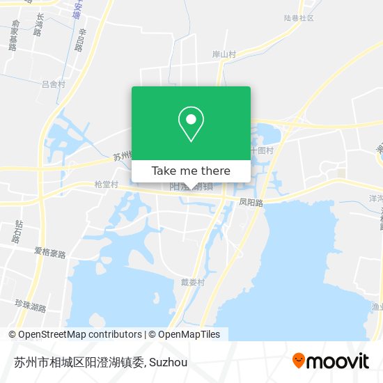 苏州市相城区阳澄湖镇委 map