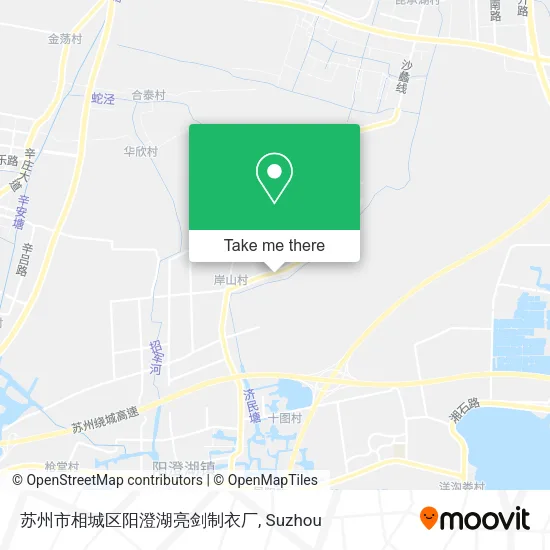 苏州市相城区阳澄湖亮剑制衣厂 map