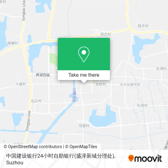 中国建设银行24小时自助银行(盛泽新城分理处) map