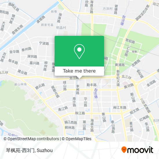 琴枫苑-西3门 map