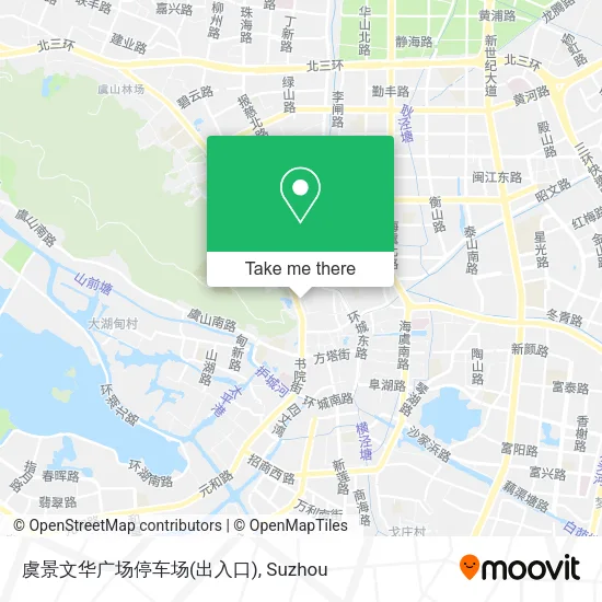 虞景文华广场停车场(出入口) map