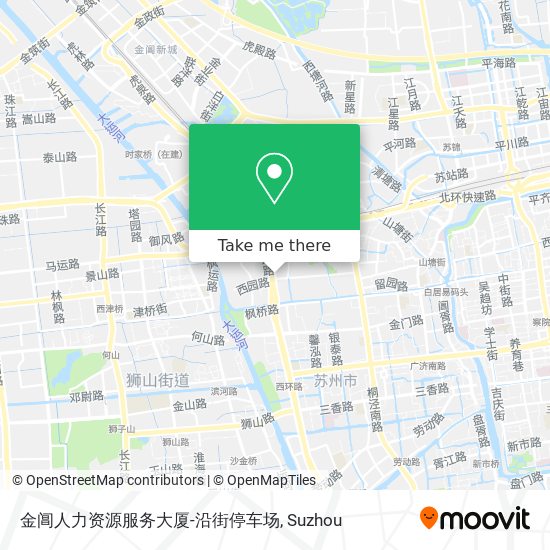 金阊人力资源服务大厦-沿街停车场 map