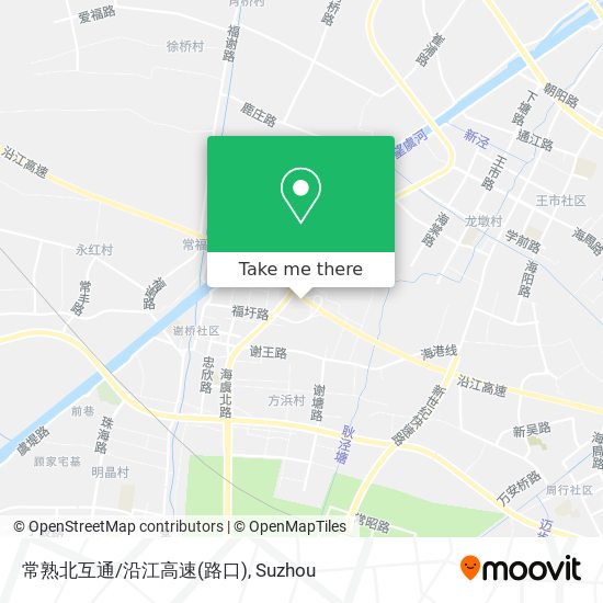 常熟北互通/沿江高速(路口) map