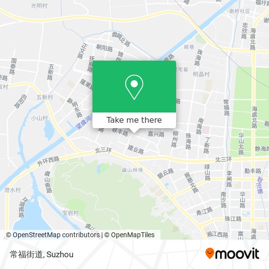 常福街道 map