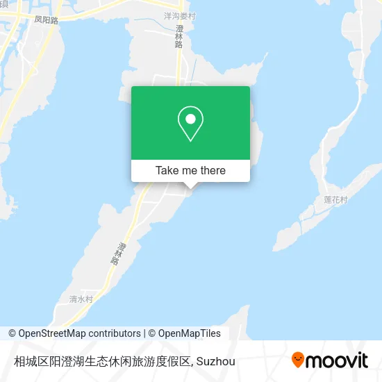 相城区阳澄湖生态休闲旅游度假区 map