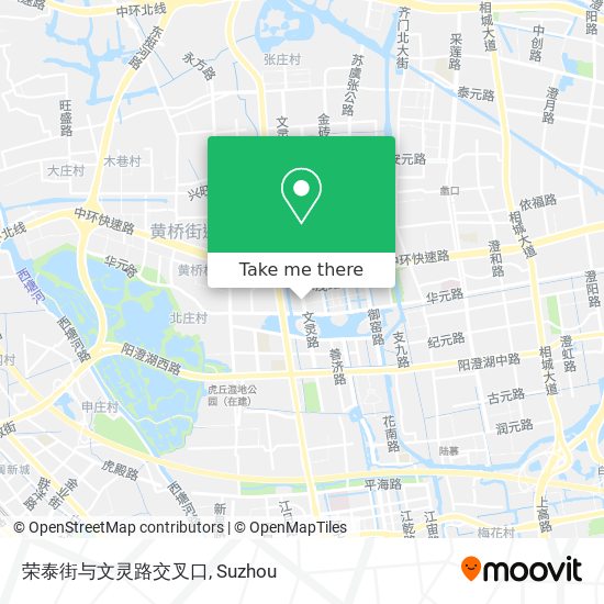 荣泰街与文灵路交叉口 map