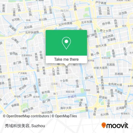 秀域科技美容 map