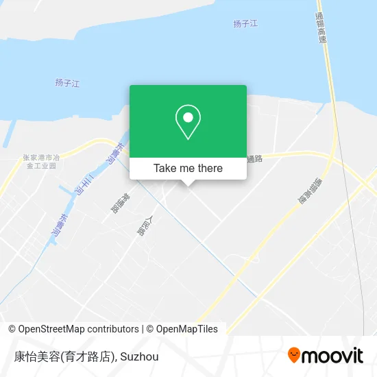康怡美容(育才路店) map