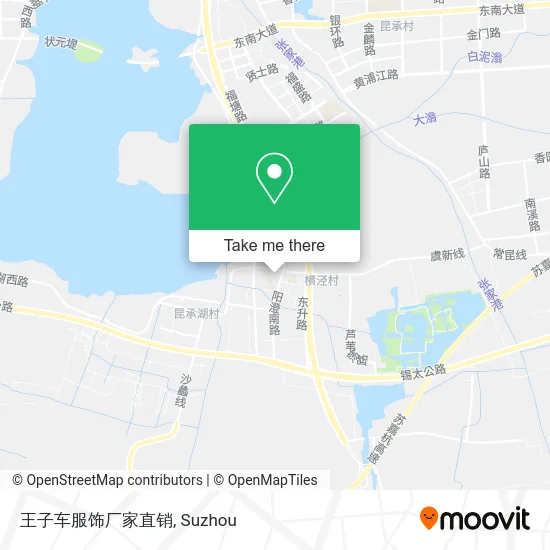 王子车服饰厂家直销 map