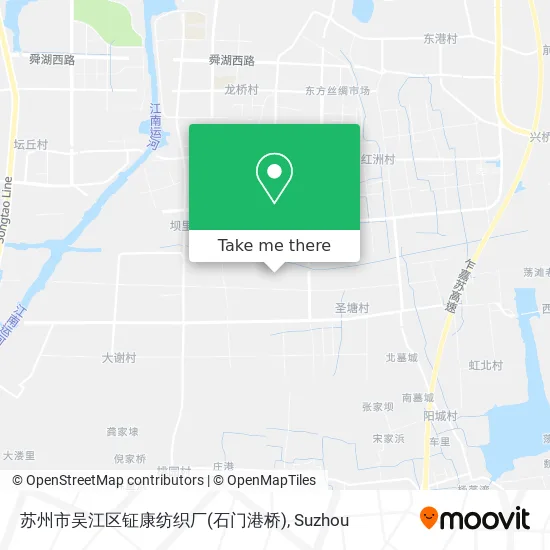 苏州市吴江区钲康纺织厂(石门港桥) map