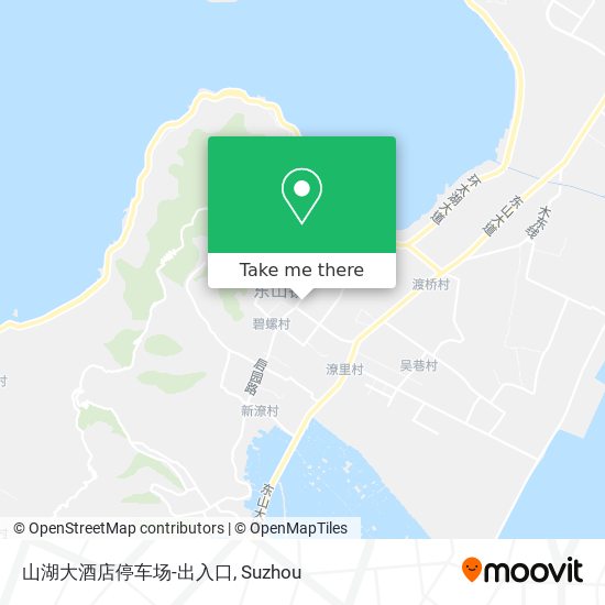 山湖大酒店停车场-出入口 map