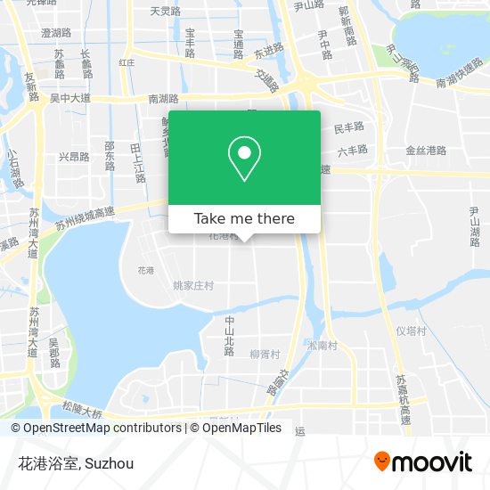 花港浴室 map