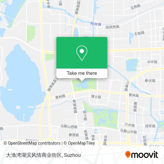 大渔湾湖滨风情商业街区 map