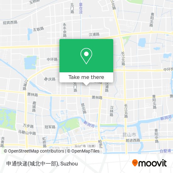 申通快递(城北中一部) map