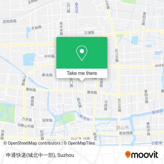 申通快递(城北中一部) map