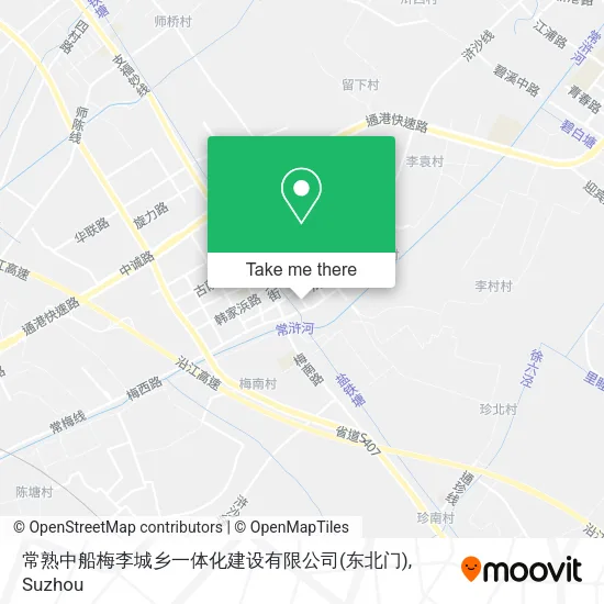 常熟中船梅李城乡一体化建设有限公司(东北门) map