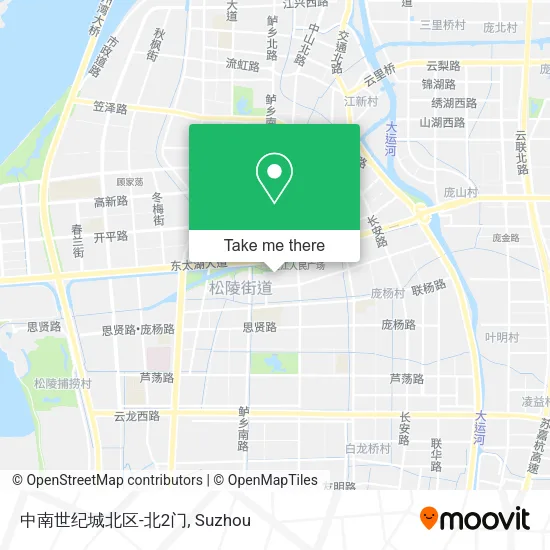 中南世纪城北区-北2门 map