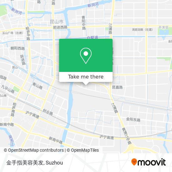 金手指美容美发 map