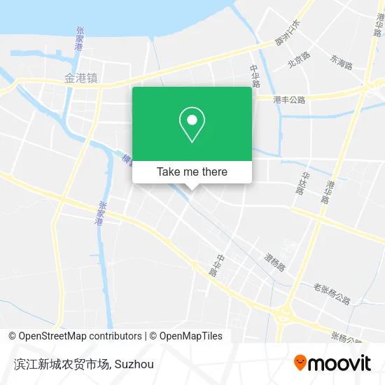 滨江新城农贸市场 map