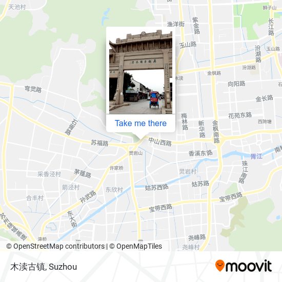 木渎古镇 map
