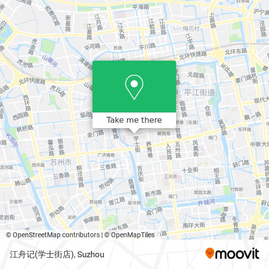 江舟记(学士街店) map