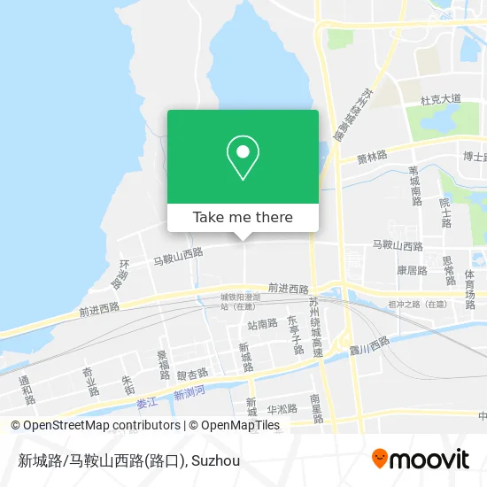 新城路/马鞍山西路(路口) map