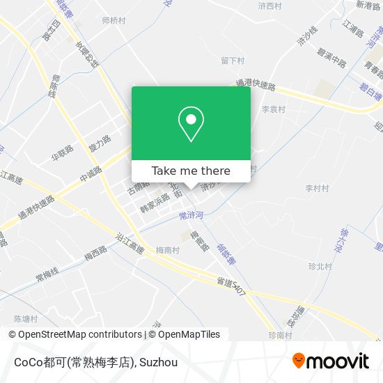 CoCo都可(常熟梅李店) map