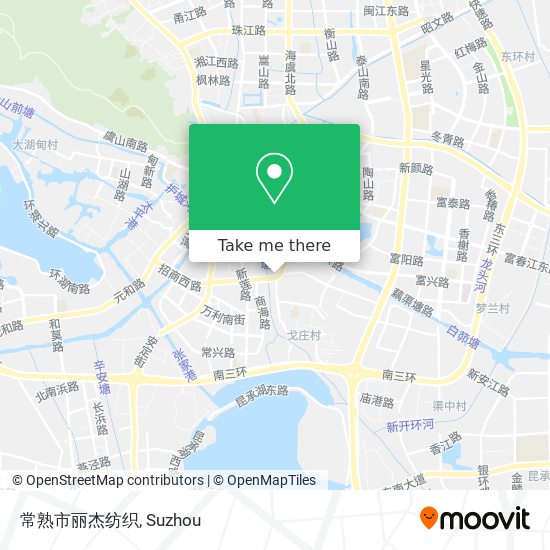 常熟市丽杰纺织 map