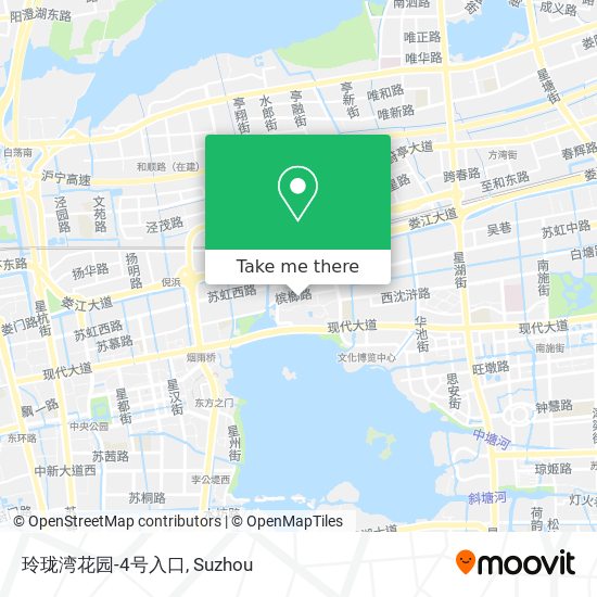 玲珑湾花园-4号入口 map