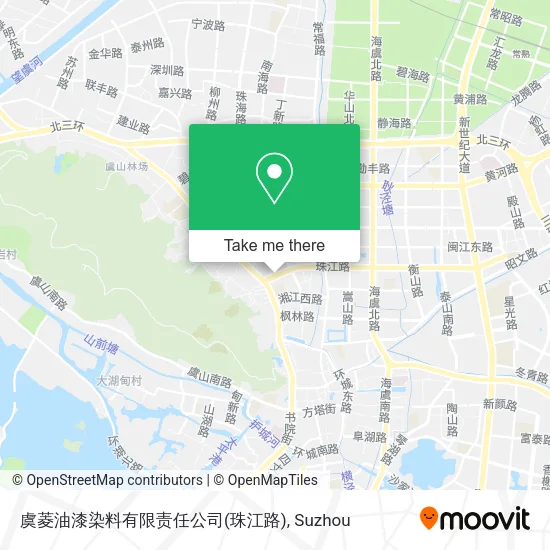 虞菱油漆染料有限责任公司(珠江路) map