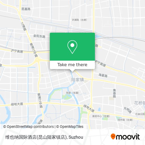 维也纳国际酒店(昆山陆家镇店) map