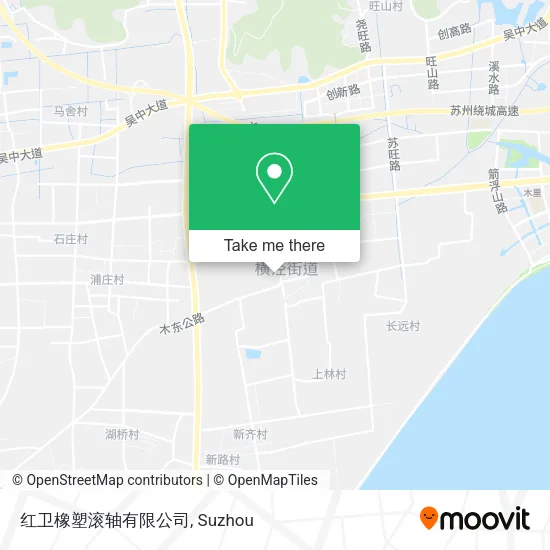 红卫橡塑滚轴有限公司 map