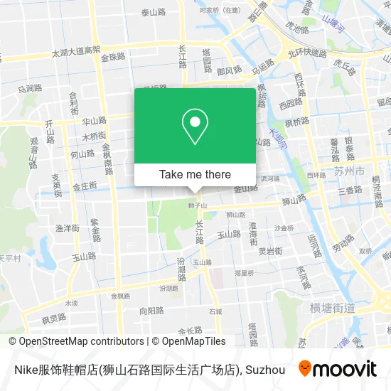 Nike服饰鞋帽店(狮山石路国际生活广场店) map