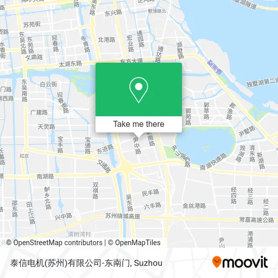 泰信电机(苏州)有限公司-东南门 map