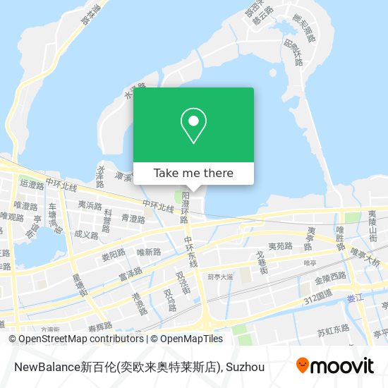 NewBalance新百伦(奕欧来奥特莱斯店) map
