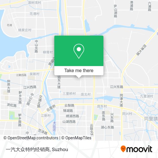 一汽大众特约经销商 map