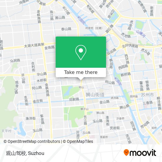 观山驾校 map