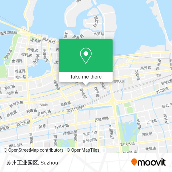 苏州工业园区 map