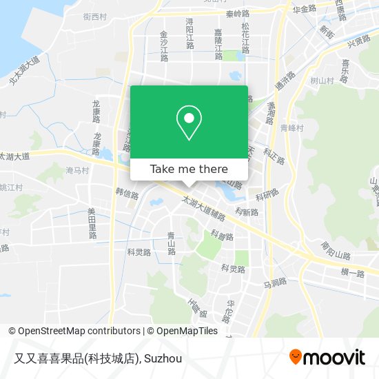 又又喜喜果品(科技城店) map