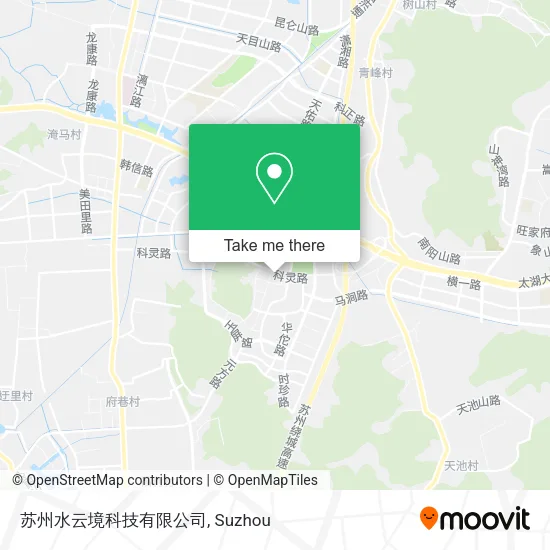 苏州水云境科技有限公司 map