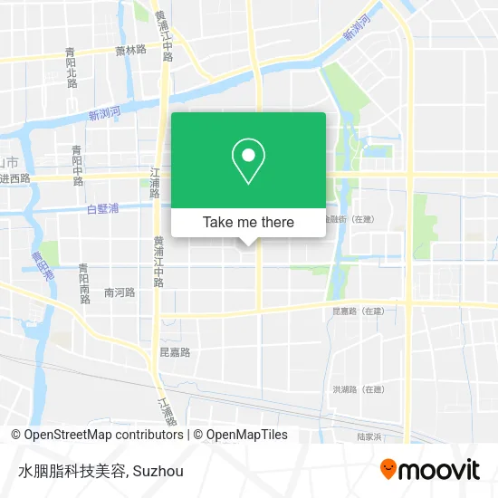 水胭脂科技美容 map
