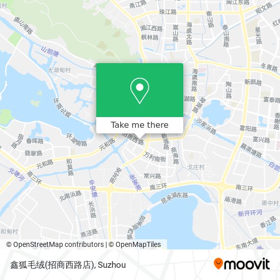 鑫狐毛绒(招商西路店) map