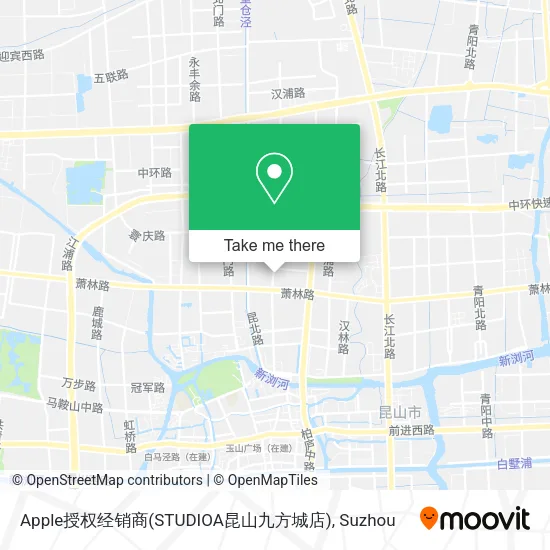Apple授权经销商(STUDIOA昆山九方城店) map