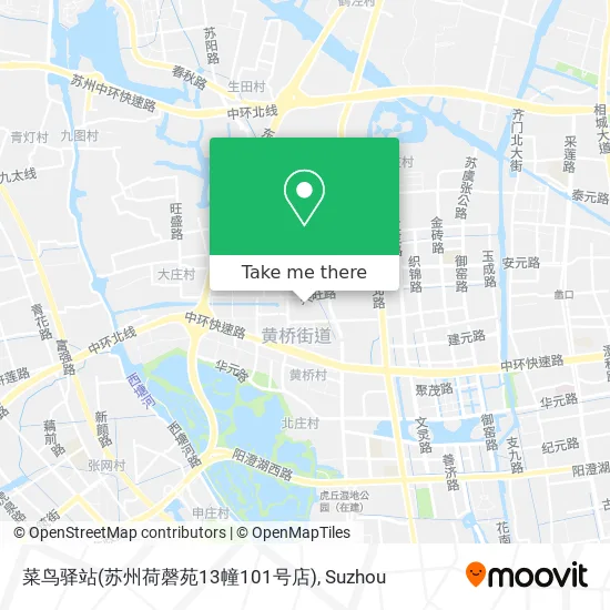 菜鸟驿站(苏州荷磬苑13幢101号店) map