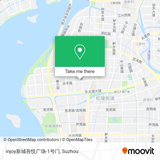 injoy新城吾悦广场-1号门 map