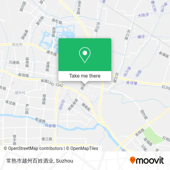 常熟市越州百姓酒业 map