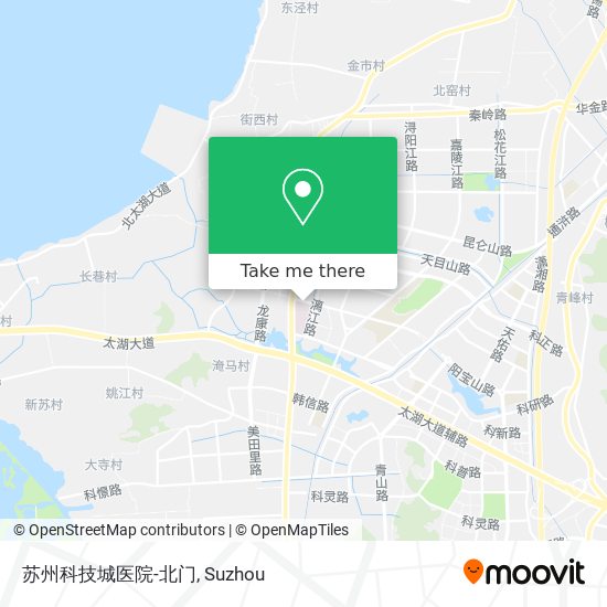 苏州科技城医院-北门 map
